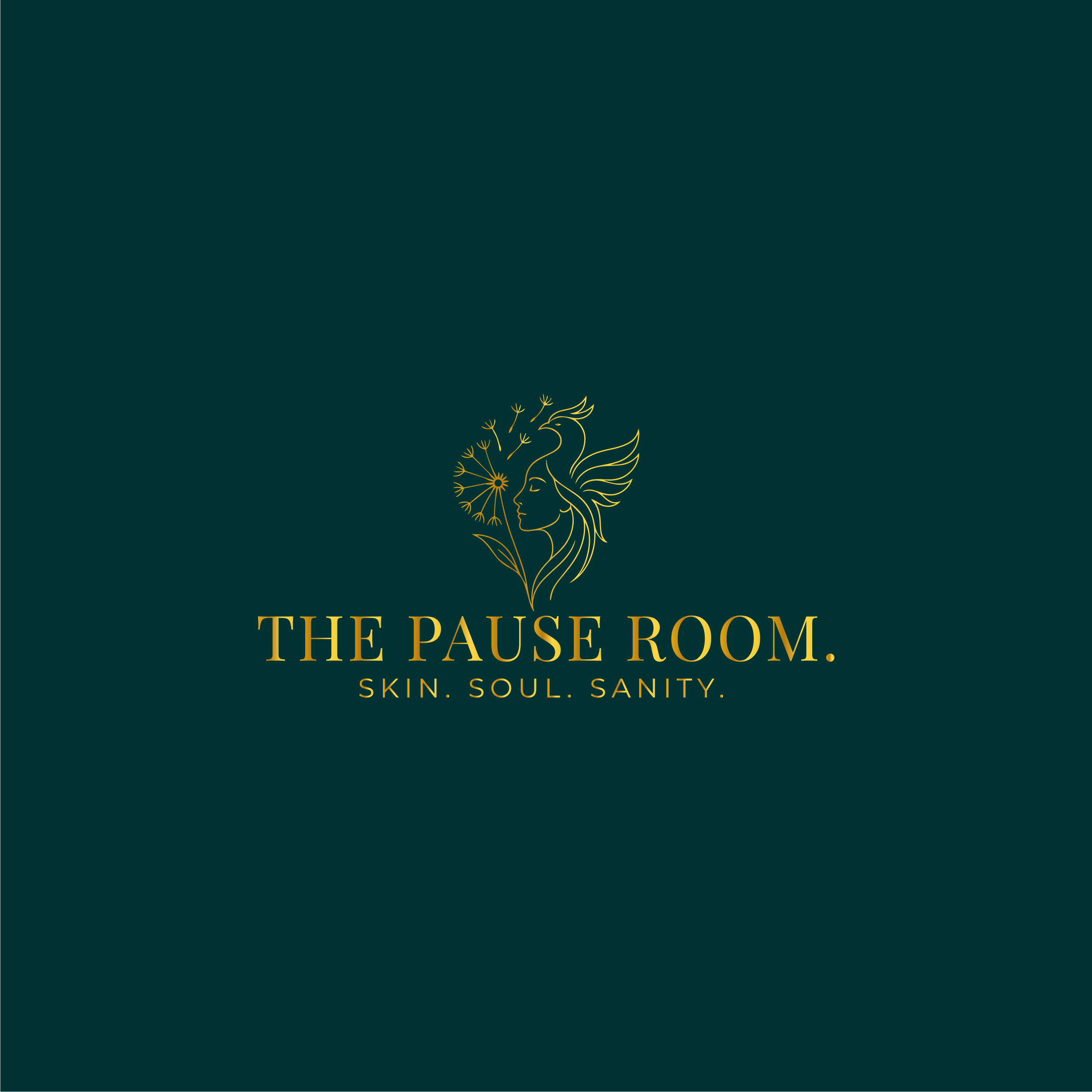 The Pause Room logo and font